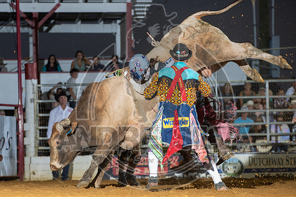 2024 Cowtown Rodeo_R1_XTREME BULLS_Henry Courson_Night Moves__AndreSilva_318