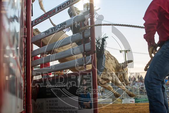 2024 Cowtown Rodeo_R1_XTREME BULLS_Dalton Potter_Cyclic__AndreSilva_300