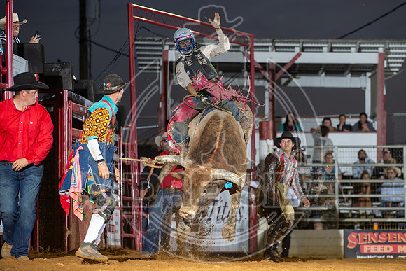 2024 Cowtown Rodeo_R1_XTREME BULLS_Henry Courson_Night Moves__AndreSilva_316